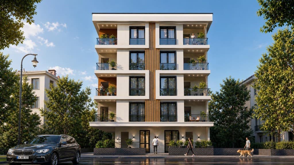 2+0 10 Daireli Konut Binası