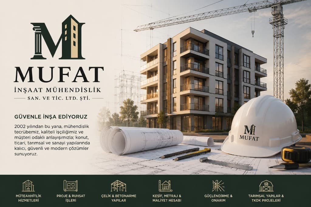 MUFAT İnşaat Mühendislik — Güvenle inşa ediyoruz